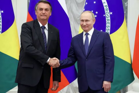 普京和博爾索納羅討論全球糧食安全