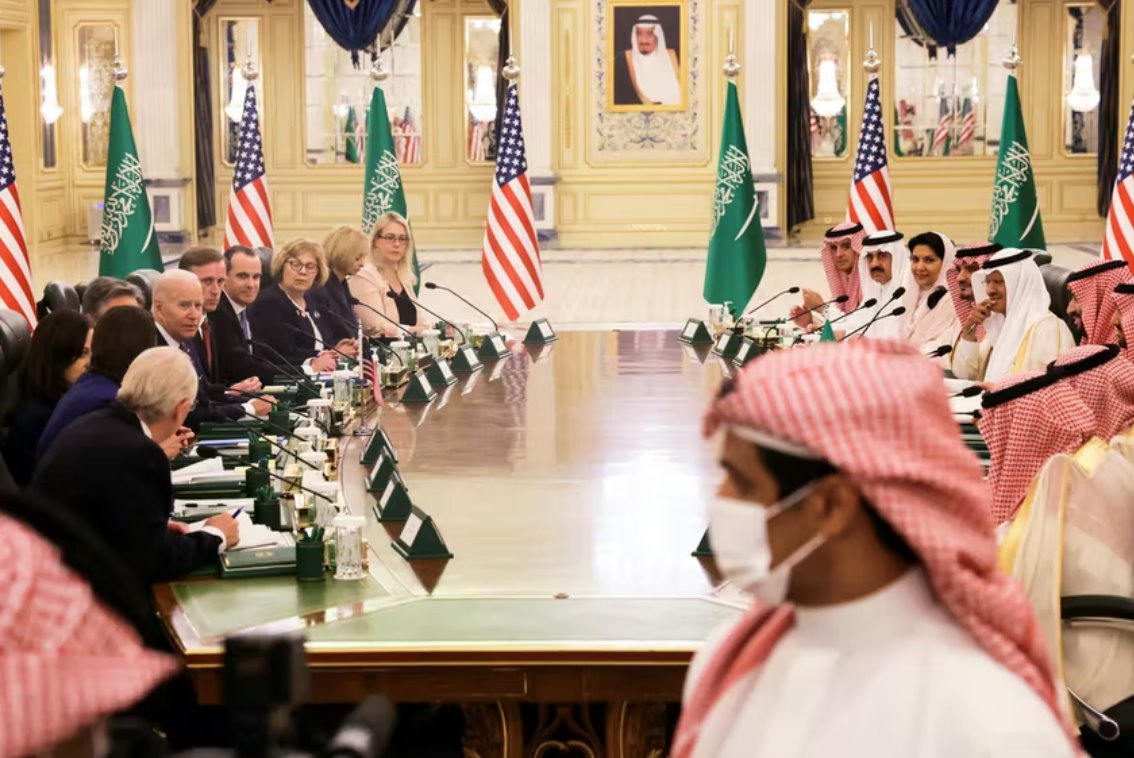 美國沙特發(fā)布聯(lián)合聲明阻止伊朗獲得核武器