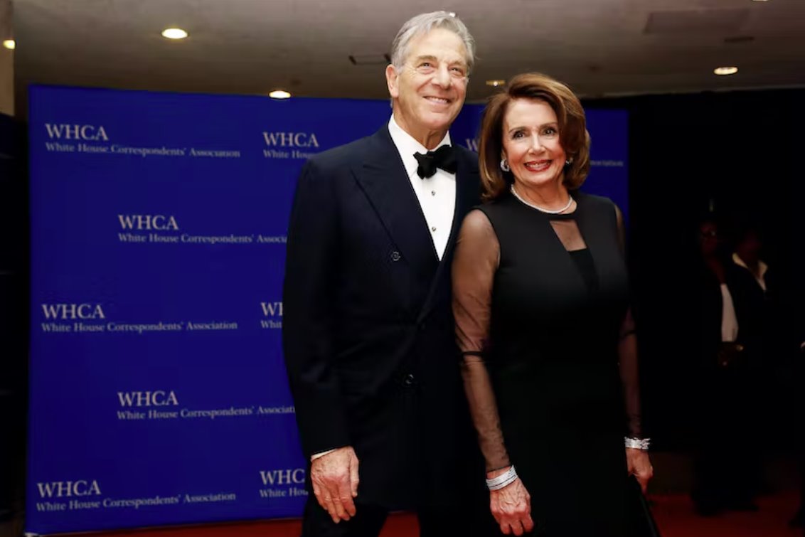 美國眾議院議長佩洛西的丈夫遭暴力毆打