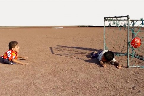 開幕式上感動世界的“半身少年”加尼姆·阿爾·穆夫