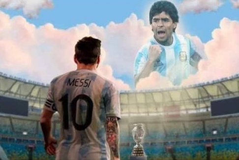 梅西進(jìn)球數(shù)超越馬拉多納