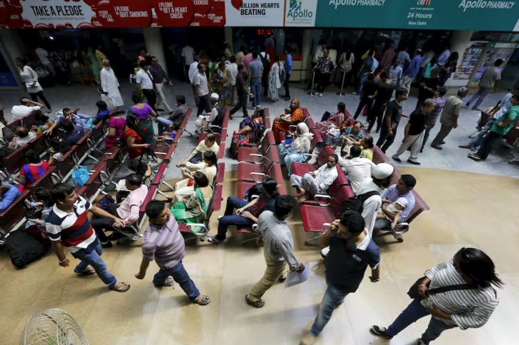 印度阿波羅醫(yī)院第三季度利潤(rùn)下降