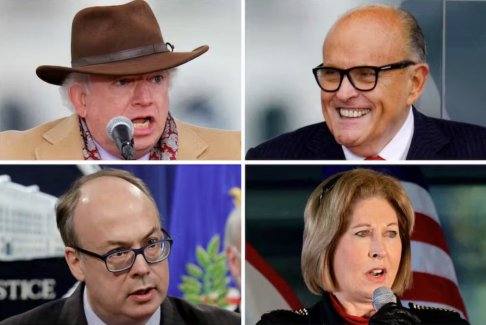 誰是在佐治亞州選舉計劃中被起訴的特朗普盟友？