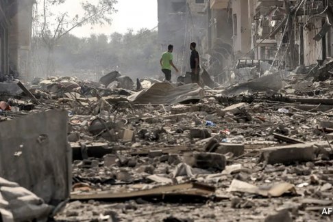 以色列與哈馬斯戰(zhàn)爭爆發(fā)巴以沖突升級帶來的破壞和