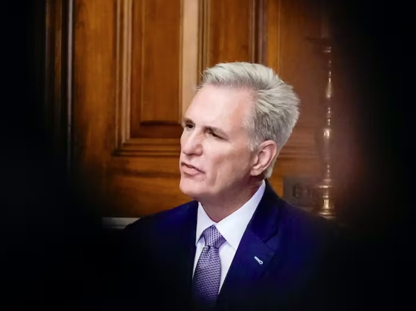 美國共和黨眾議院議長麥卡錫面臨罷免