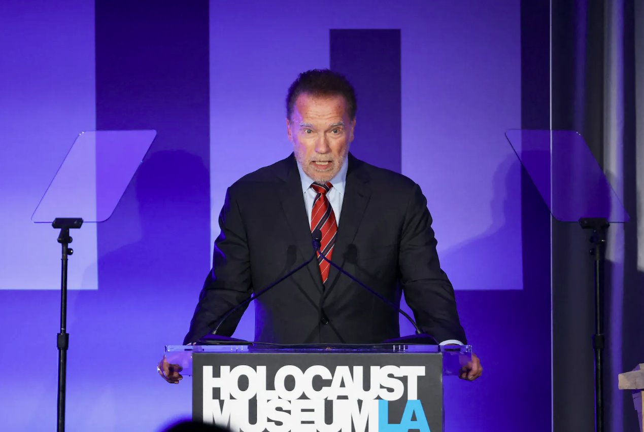 施瓦辛格向以色列人質家屬提供支持