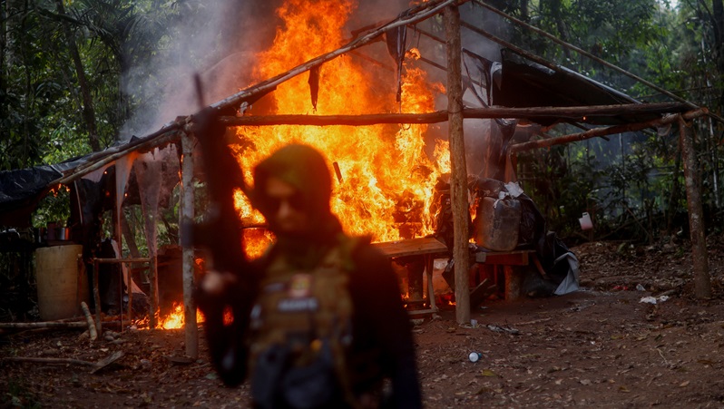 巴西嚴厲打擊非法金礦開采