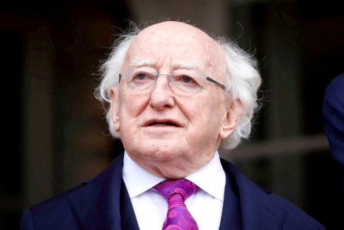 愛爾蘭總統(tǒng)希金斯確診