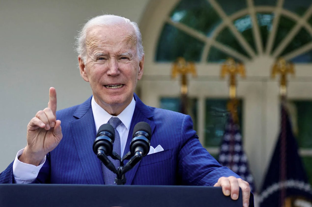 2022年9月27日，美國總統(tǒng)喬&middot;拜登在美國華盛頓白宮玫瑰園舉行的有關(guān)醫(yī)療保健費用、醫(yī)療保險和社會保障的活動上發(fā)表講話。