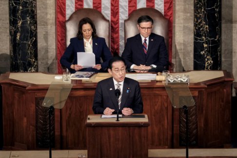 日本首相岸田文雄給美國送250棵櫻花樹苗作為禮物