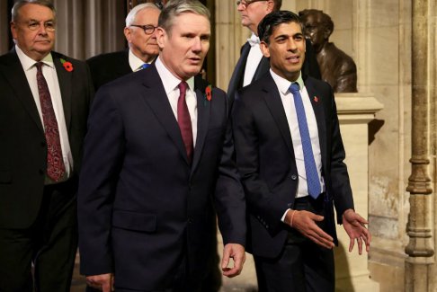 英國保守黨落后工黨18個(gè)百分點(diǎn)