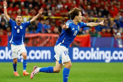 意大利2比1阿爾巴尼亞獲得2024歐洲杯首場勝利