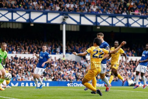 英超聯(lián)賽埃弗頓0-3布萊頓