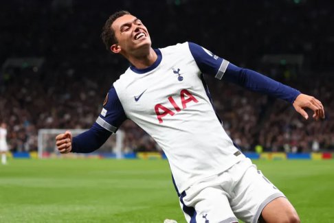 歐洲聯(lián)賽托特納姆熱刺3-0卡拉巴赫