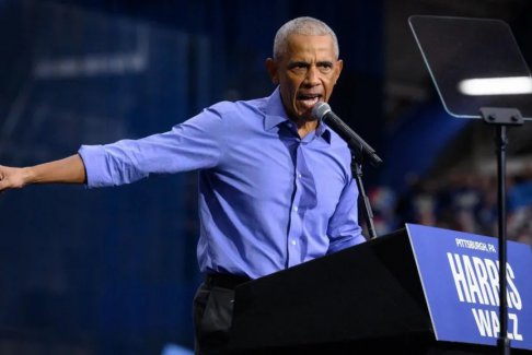 奧巴馬登場(chǎng)為哈里斯拉票并批特朗普