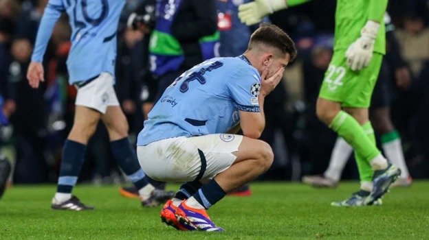 曼城3-3戰(zhàn)平費(fèi)耶諾德后球員們的反應(yīng)