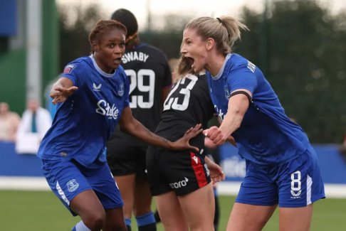 女子超級聯賽埃弗頓3比0水晶宮