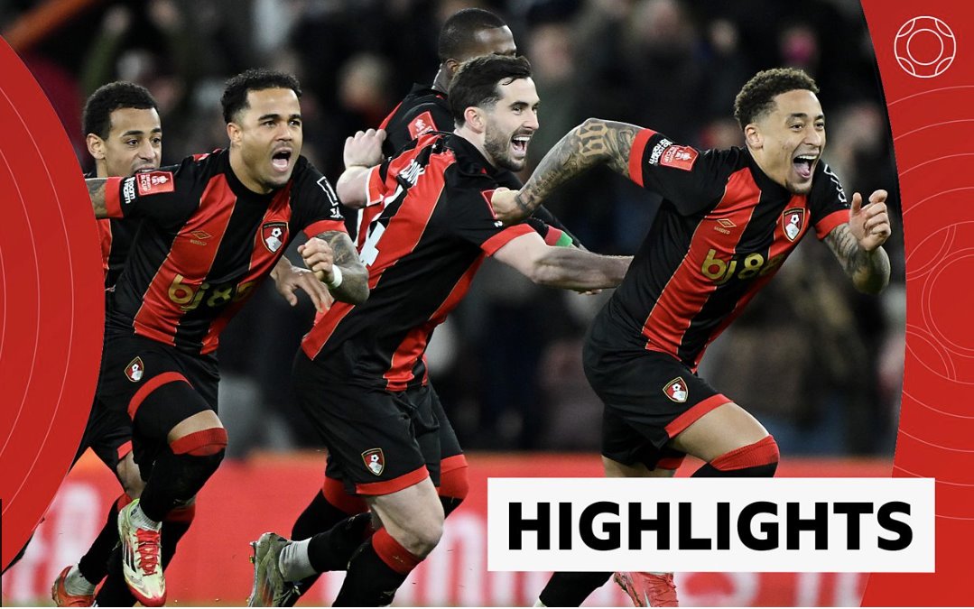 伯恩茅斯在一場(chǎng)多事的比賽中通過點(diǎn)球大戰(zhàn)擊敗了十人作戰(zhàn)的狼隊(duì)