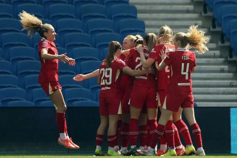 英格蘭女超聯(lián)賽布萊頓1-2利物浦