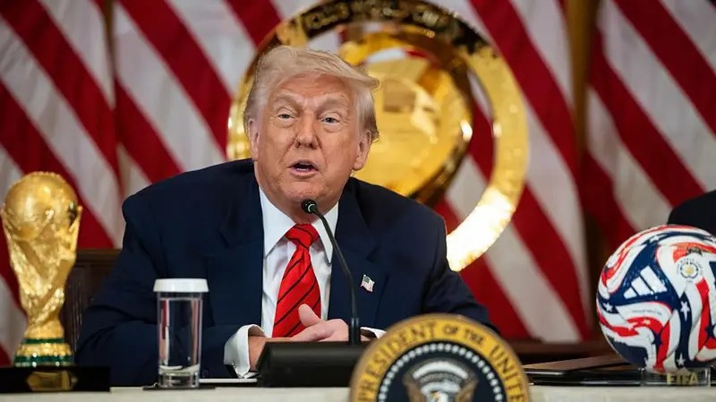 特朗普總統(tǒng)在2026年世界杯特別工作組第一次會(huì)議上發(fā)表講話