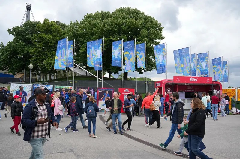 歐冠決賽前&ldquo;冠軍節(jié)村&rdquo;活動正在進(jìn)行中