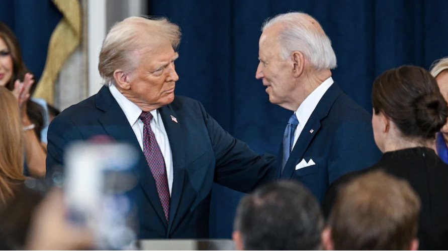 美國(guó)總統(tǒng)唐納德·特朗普與前總統(tǒng)喬·拜登(資料圖)