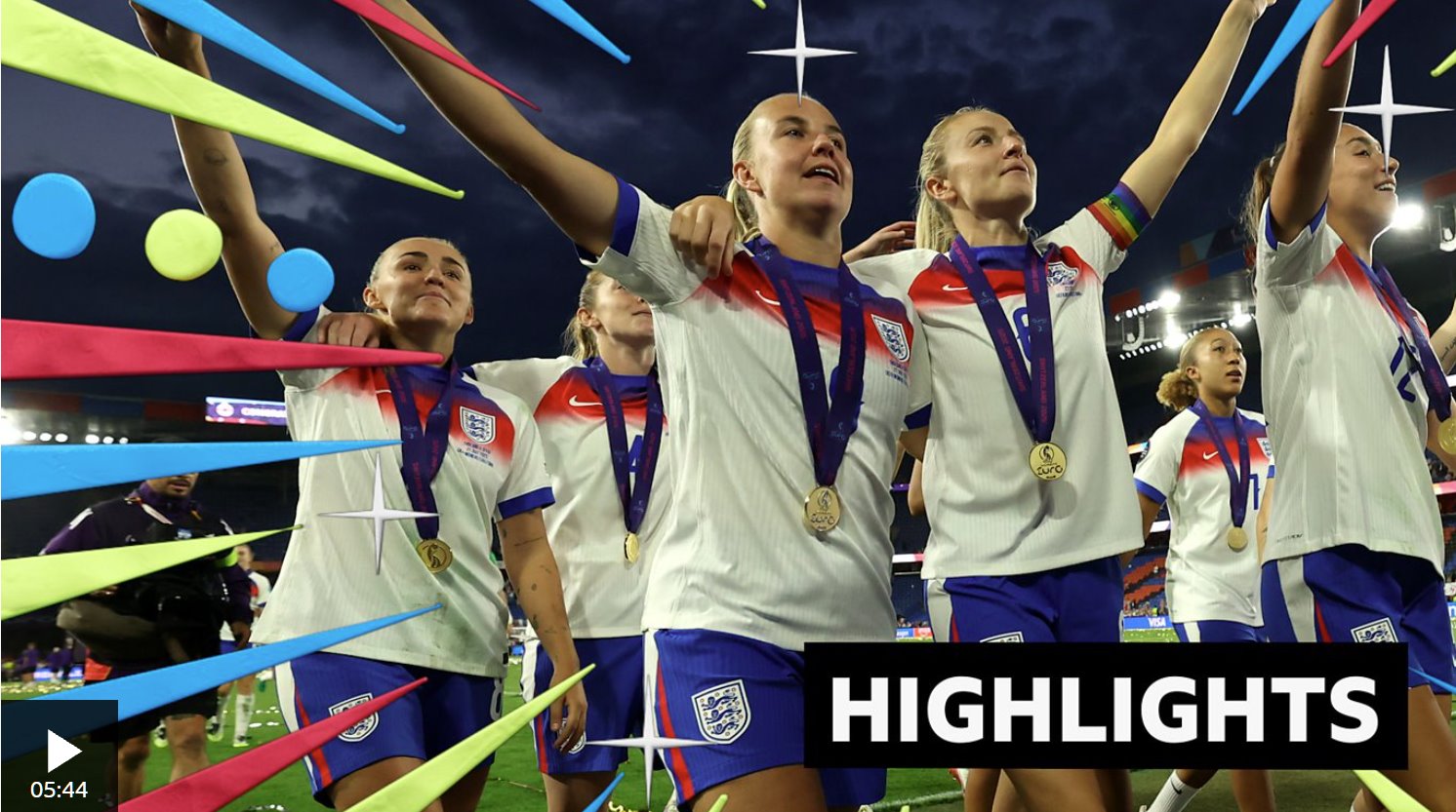 英格蘭點(diǎn)球戰(zhàn)勝西班牙，奪得2025年歐洲杯冠軍