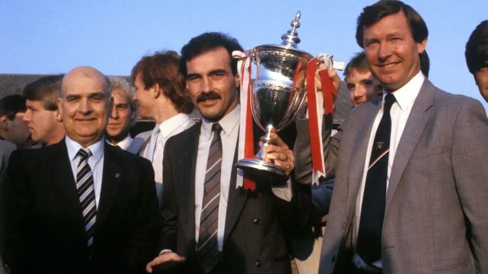 阿伯丁慶祝1985年聯(lián)賽冠軍