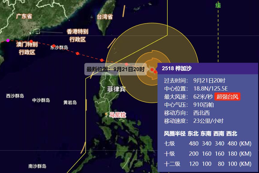 廣東氣象罕見提醒:做好超強(qiáng)臺風(fēng)樺加沙巨災(zāi)防御準(zhǔn)備