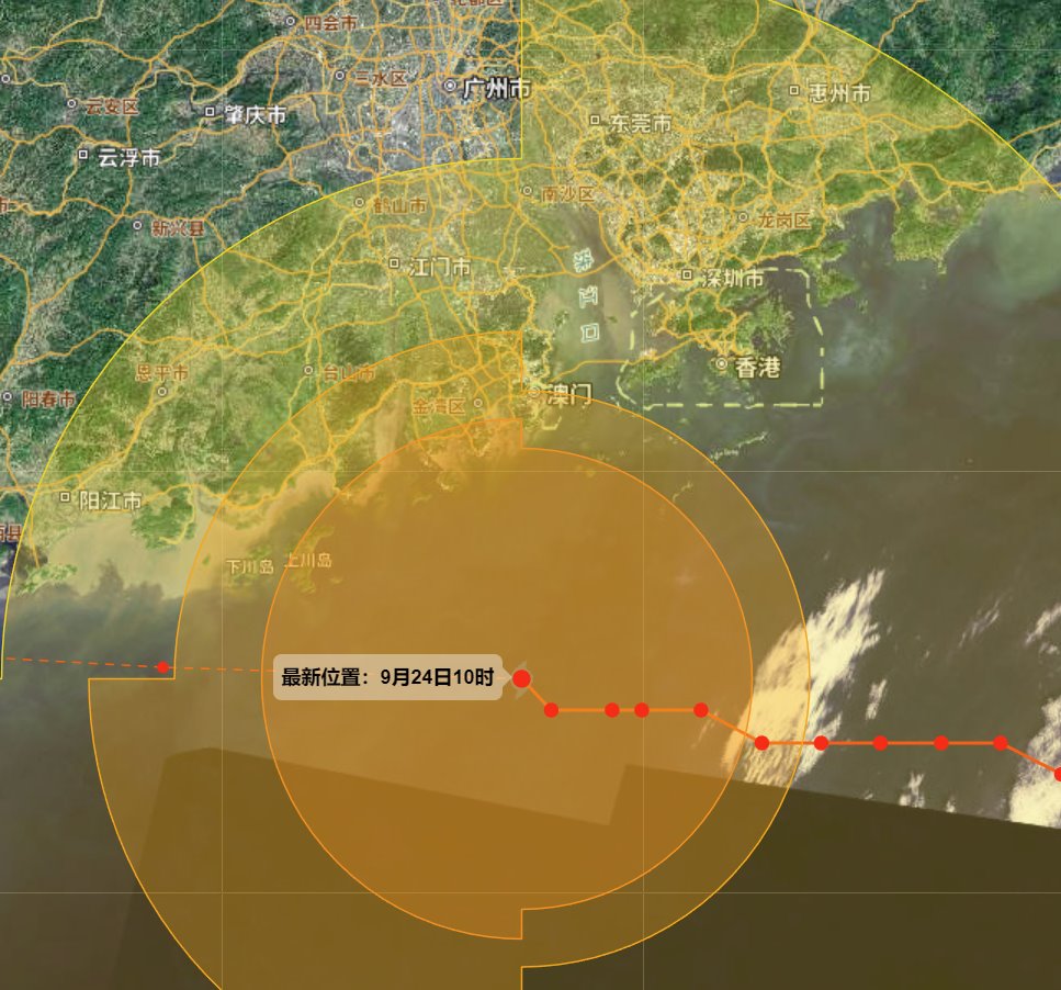 廣州10級以上大風將持續(xù)12小時