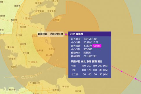 廣東海南多地緊急通知：受臺風麥德姆影響停課停工