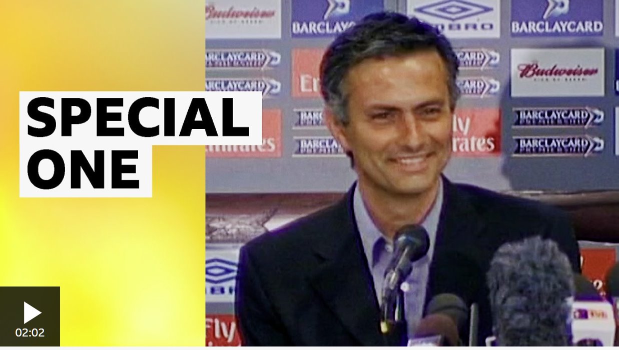 重溫穆里尼奧的第一次切爾西新聞發(fā)布會(huì)