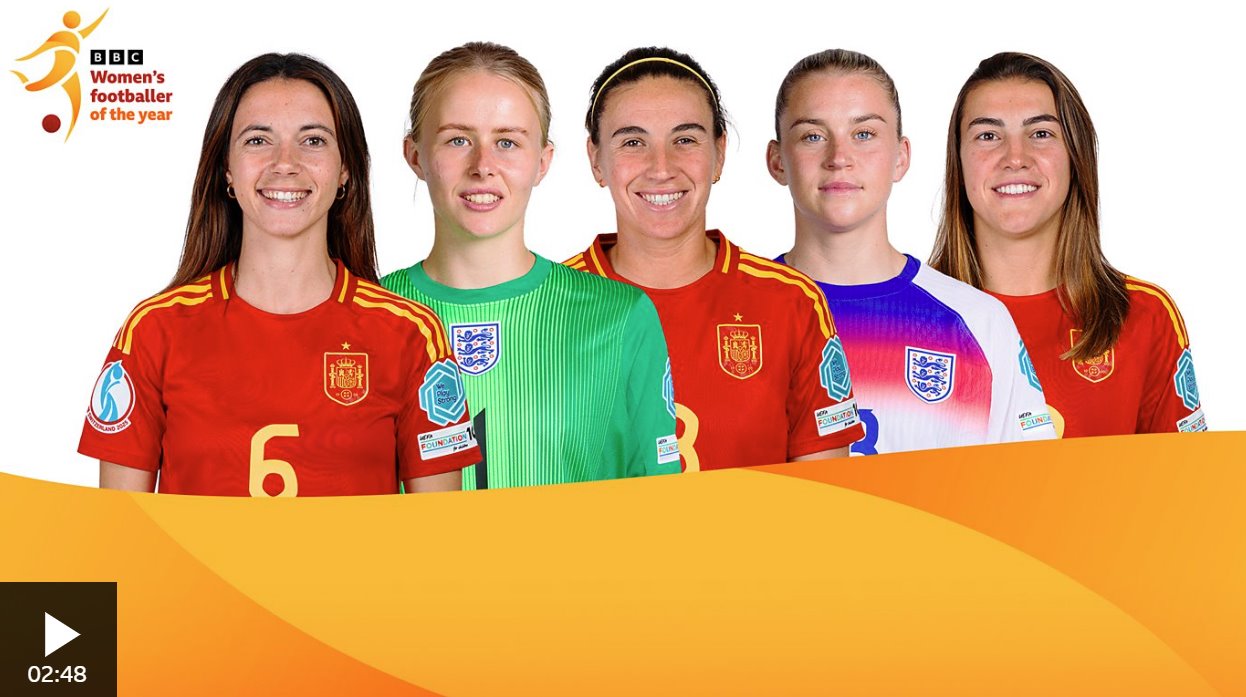 BBC年度最佳女足球員候選人