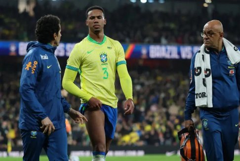 受傷的阿森納后衛(wèi)加布里埃爾將缺席對(duì)陣巴西的比賽