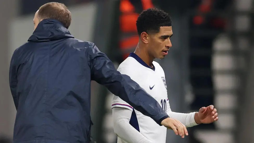 這是裘德&middot;貝林厄姆自六月以來首次代表國家隊首發(fā)。