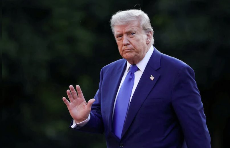 特朗普指出，兩位領(lǐng)導(dǎo)人同意回歸去年10月簽署的&ldquo;原始和平協(xié)議&rdquo;