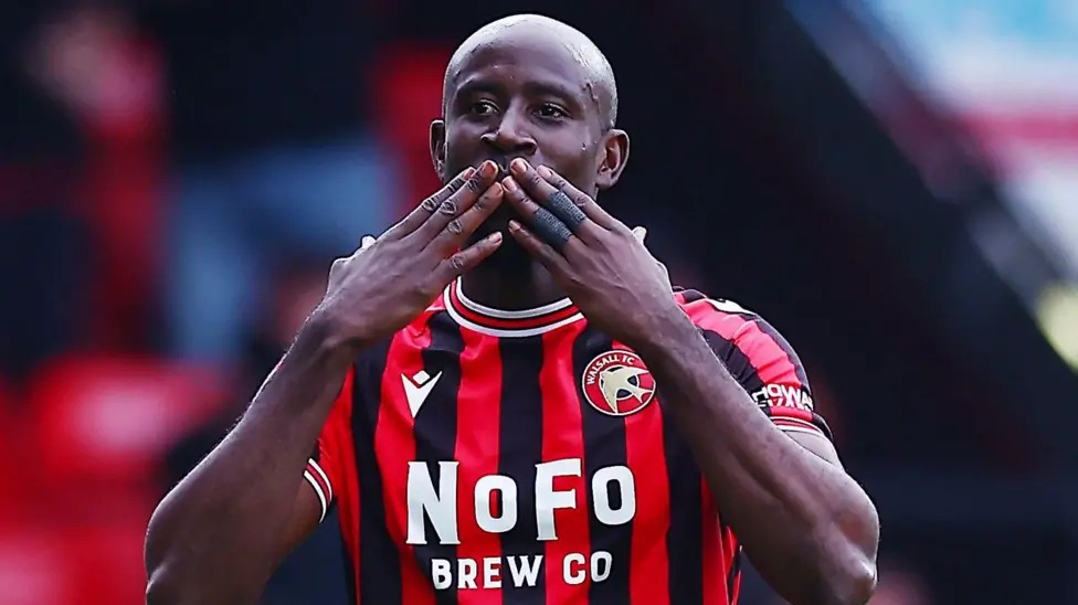 沃爾索爾邊鋒阿爾伯特·阿多馬已在英格蘭足球聯(lián)賽(EFL)出場(chǎng)700次