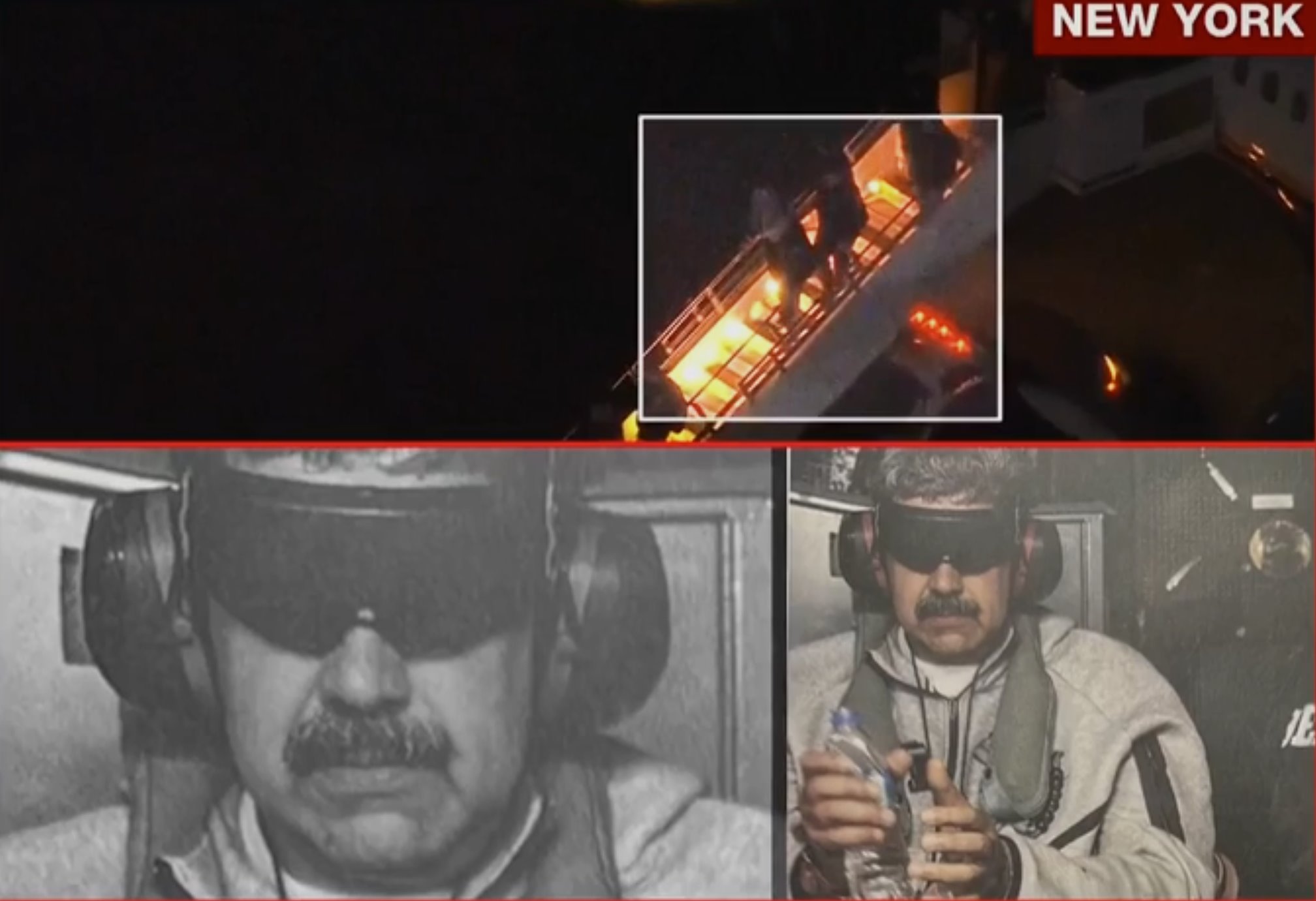 載有馬杜羅的飛機抵達美國紐約