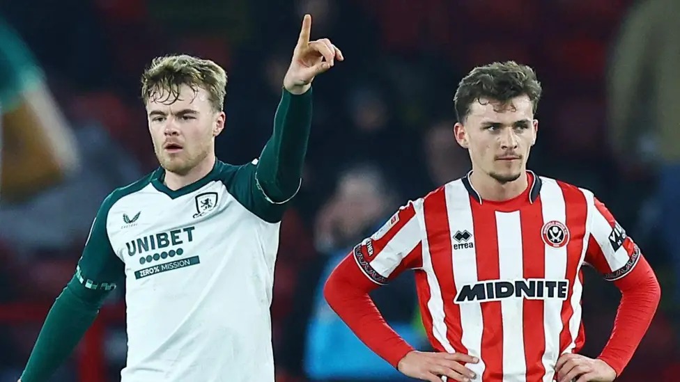 湯米·康威在本賽季米德爾斯堡對陣謝菲爾德聯的兩場勝利中都有進球