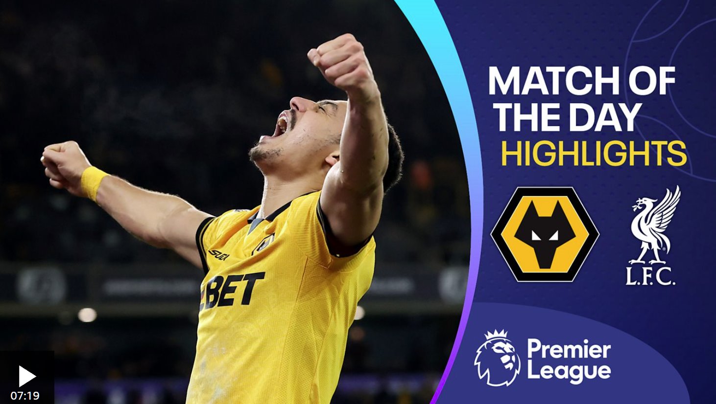 狼隊爆冷擊敗利物浦